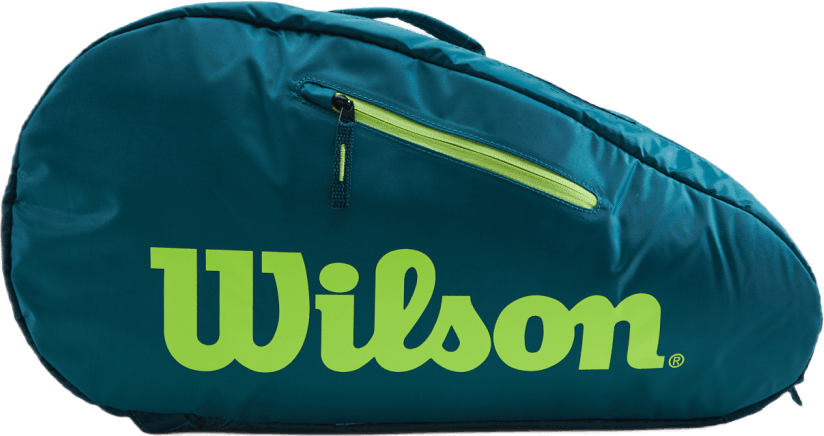 Padel Youth Racquet Bag Green/yellow, Unisex, Utrustning, väskor & ryggsäckar, Padel, Flerfärgad, ONESIZE