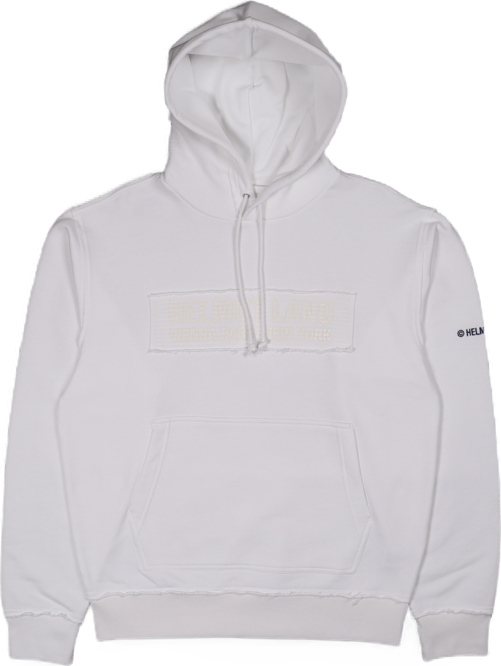 Trapunto Hoodie White