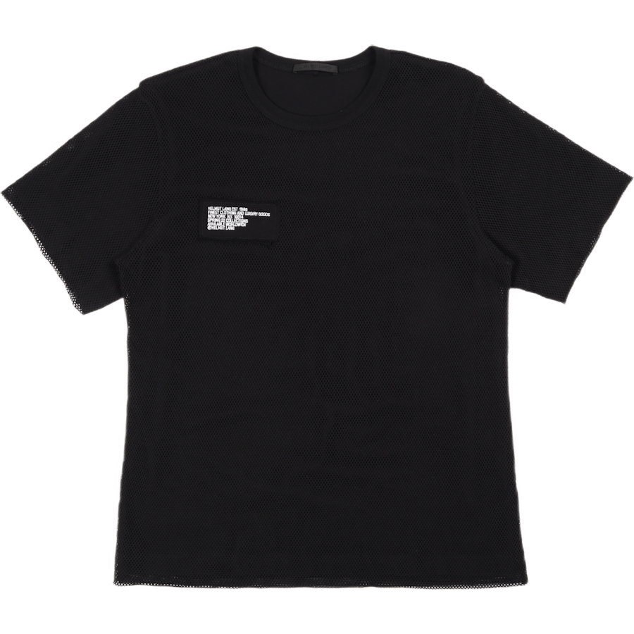 Trapunto Mesh Tee Black