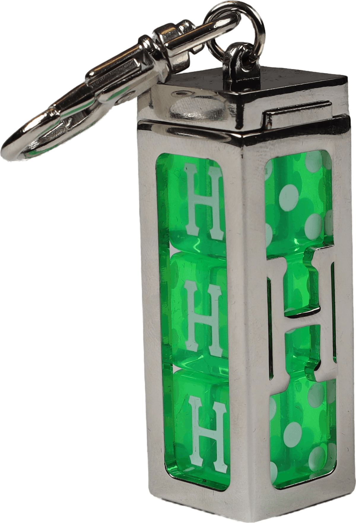 Huf Dice Keychain Silver Premium streetwear & sneakers Caliroots