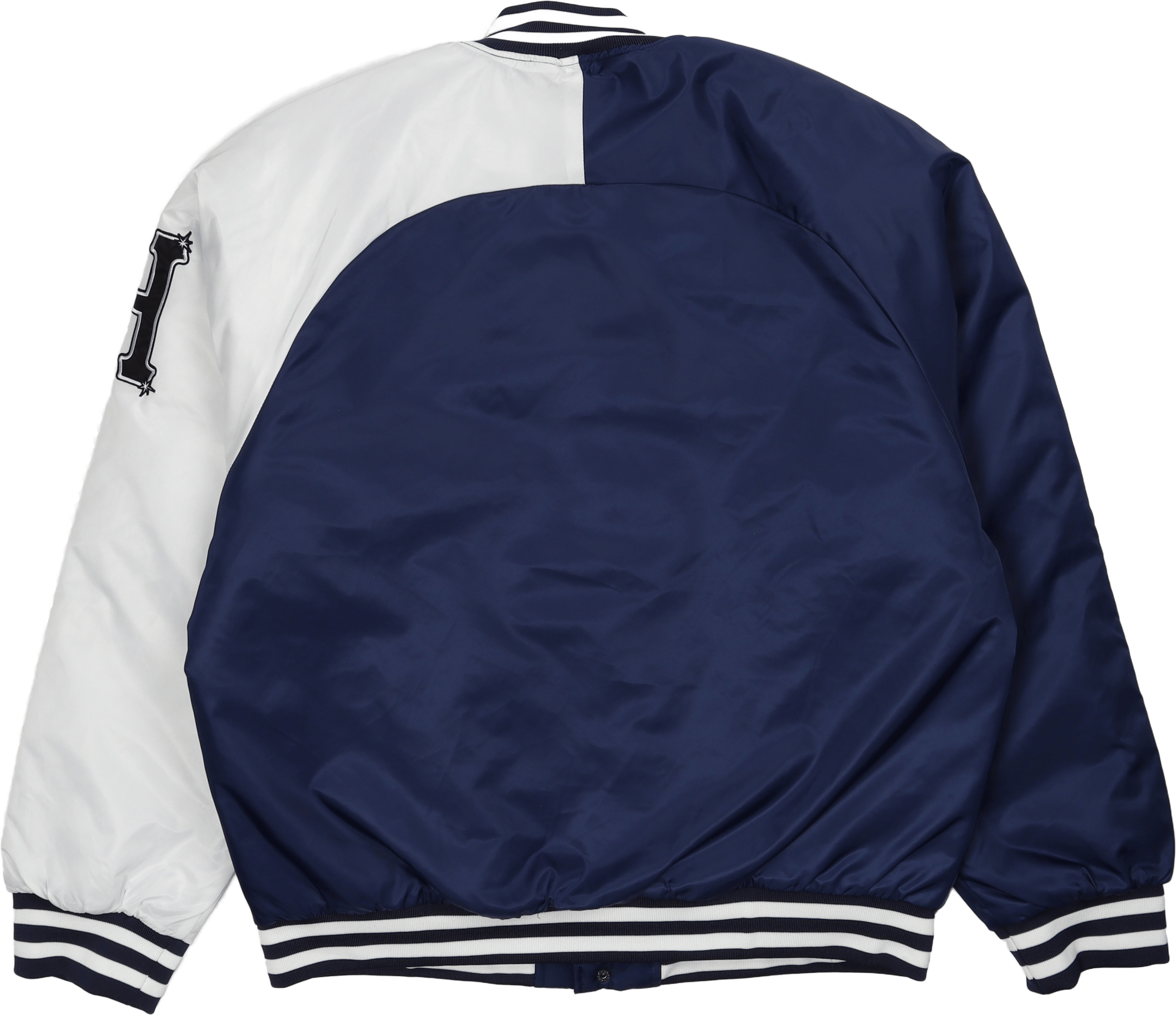 Huf Satin Baseball Jacket Navy - Bild 5
