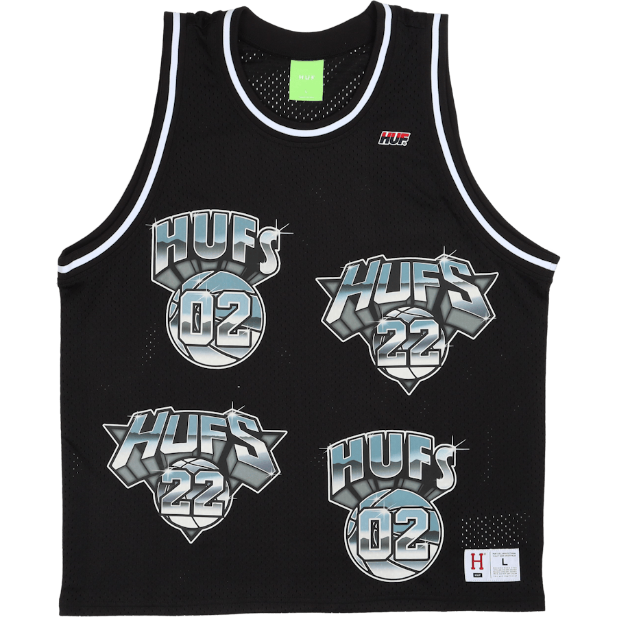 Hufs Basketball Jersey Black