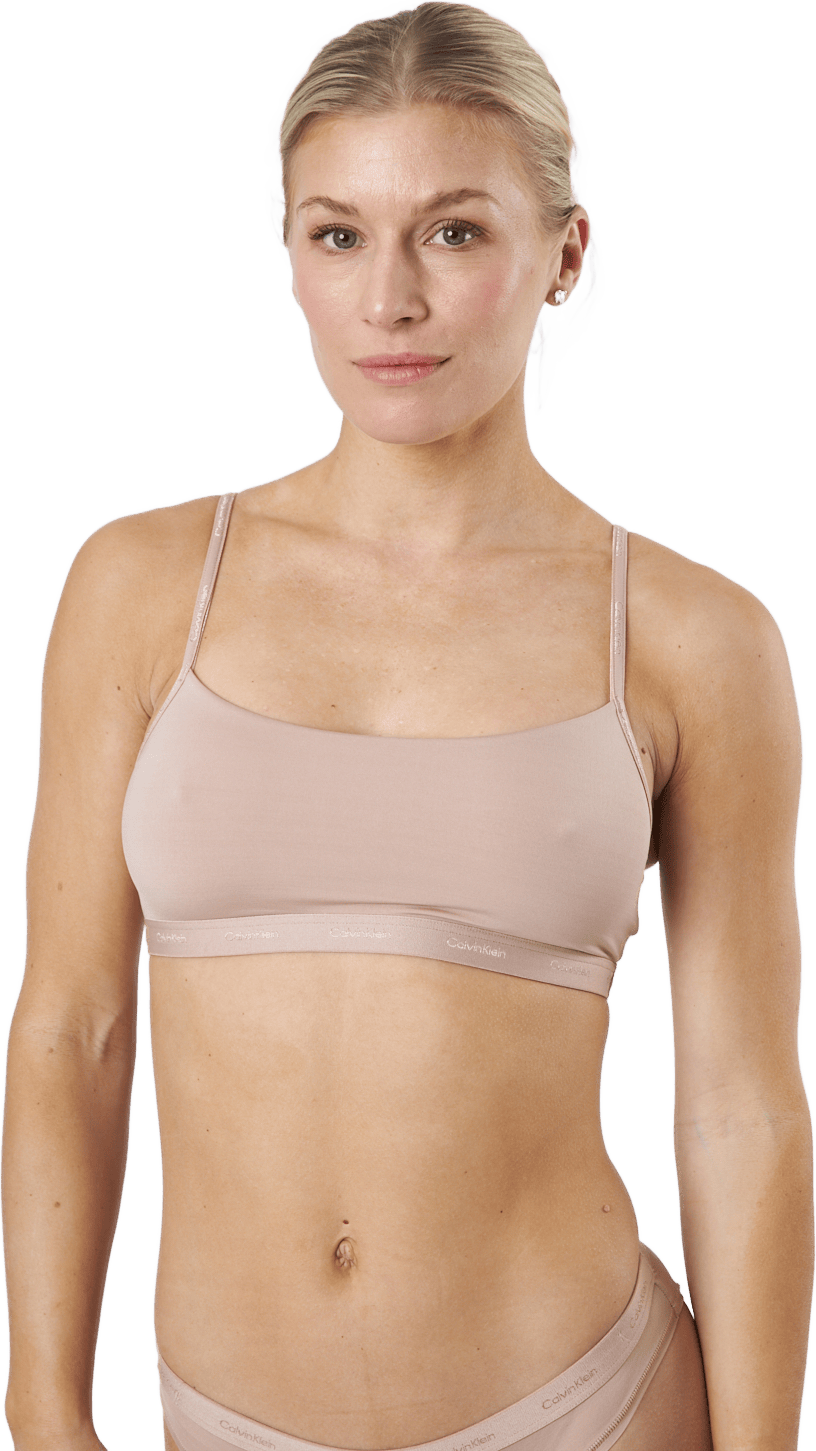 Unlined Bralette Cedar, Female, Kleding, Ondergoed, Beige, L