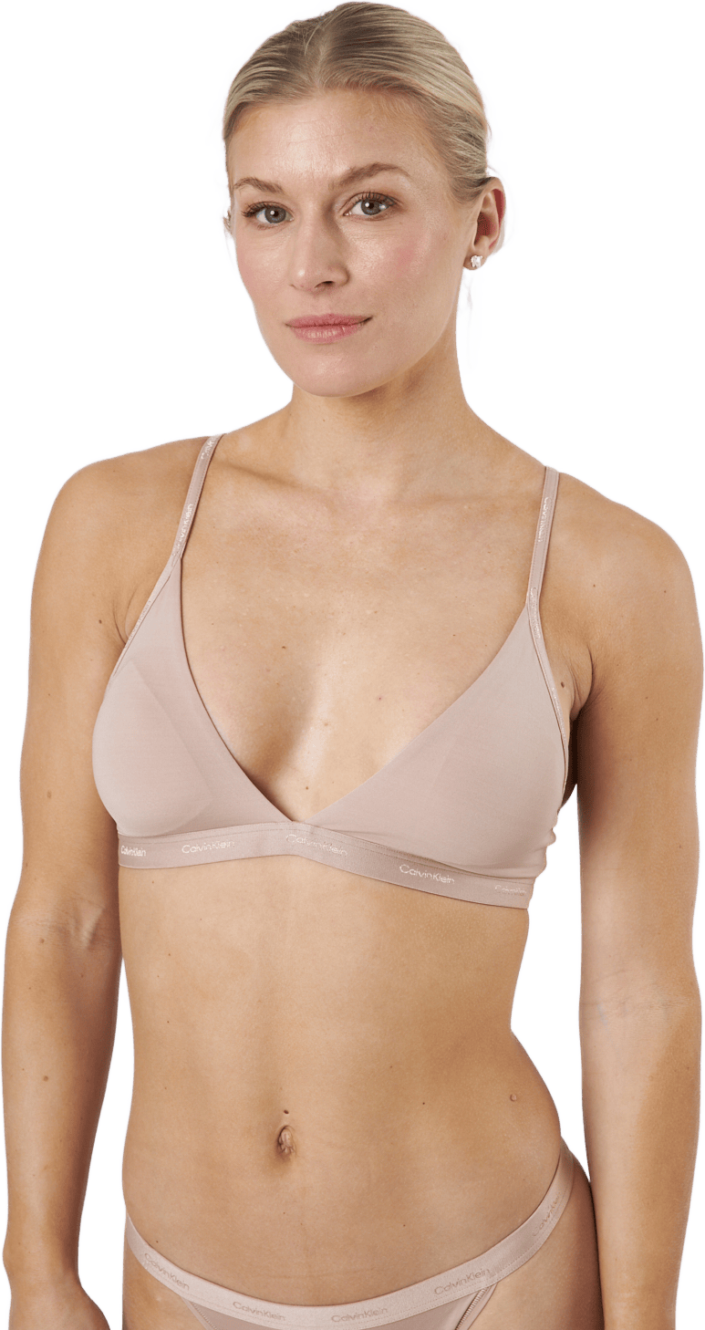 Light Lined Triangle Cedar, Female, Bekleidung, Sport-BH, Beige, S