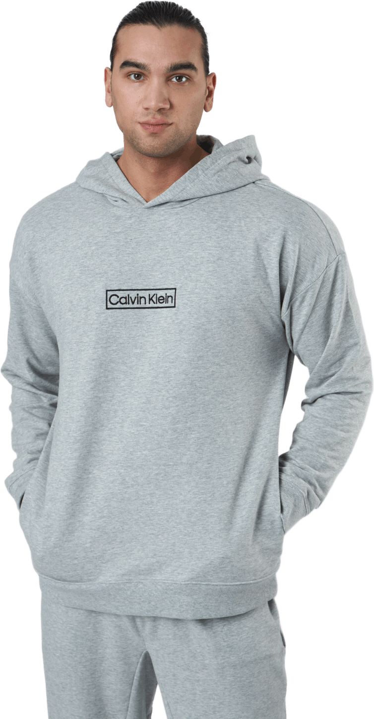 L/s Hoodie Grey Heather, Male, Apparels, Shirts, Grey, XL