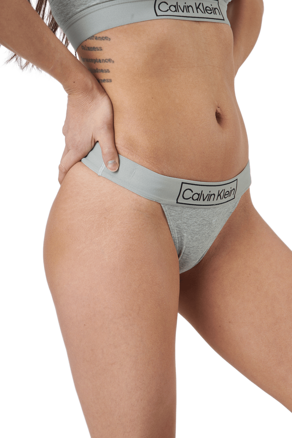 String Thong Grey Heather - Bild 2