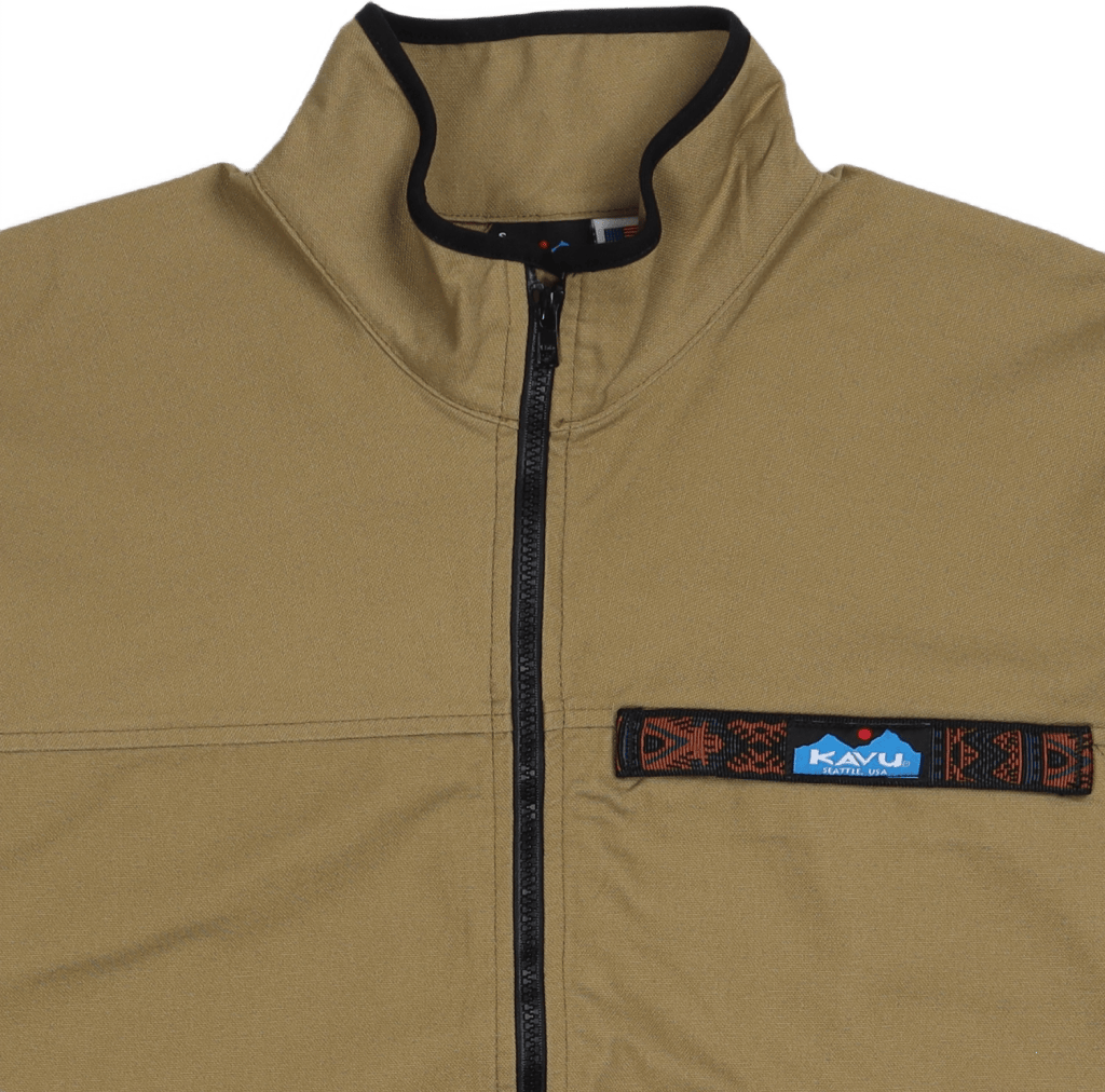 L/s Fz Throwshirt Heritage Khaki - Bild 2