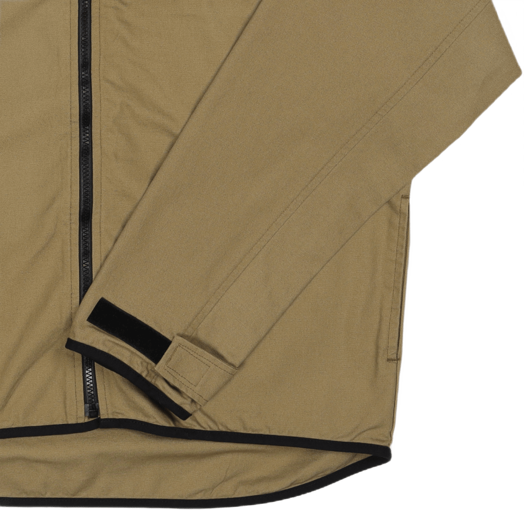 L/s Fz Throwshirt Heritage Khaki - Bild 3