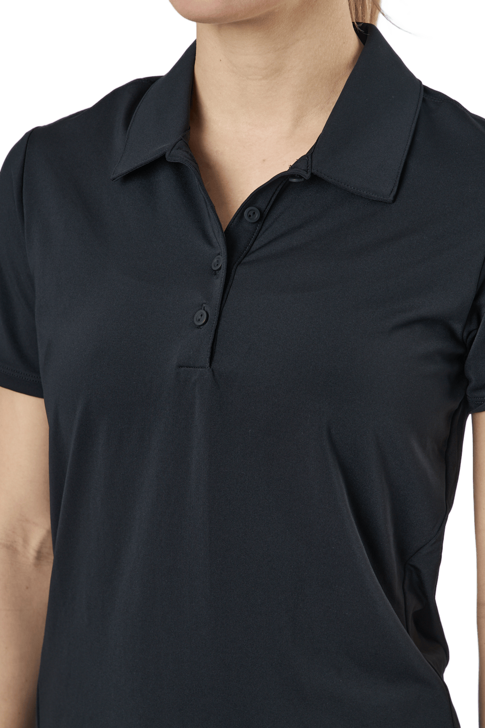 Ultimate365 Solid Polo Shirt Black - Bild 5