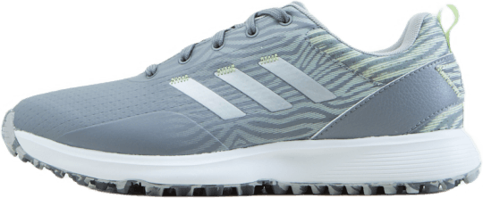 Women's S2G Spikeless Golf Shoes Grey Three / Silver Metallic / Almost Lime, Female, Skor, Golfskor, Golf, Flerfärgad, EU 40