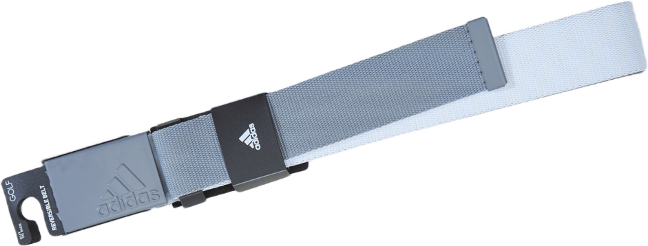 Golf Reversible Web Belt Grey Three, Male, Apparels, Pants, Golf, Silver, ONESIZE