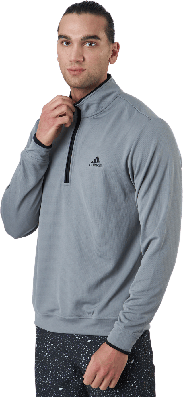 Quarter-Zip Sweatshirt Grey Three