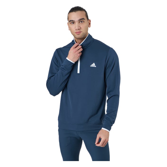 Ltwt Qtr Z Lc Crenav/white, Male, Kläder, Skjortor, Golf, Blå, S