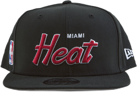 Wn21 Nba Script Up 9FIFTY Heat Black - Bild 5
