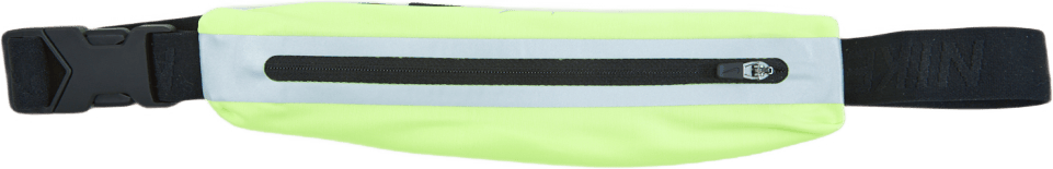 Nike Slim Waist Pack 3.0 Volt/black/silver, Unisex, varusteet, laukut & reput, Juoksu, Monivärinen, ONESIZE