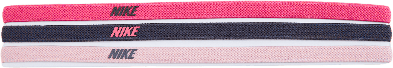 Nike Elastic Headbands 2.0 3 P Spark/gridiron/pink Glaze, Unisex, Apparels, hats & caps, Workout, ONESIZE