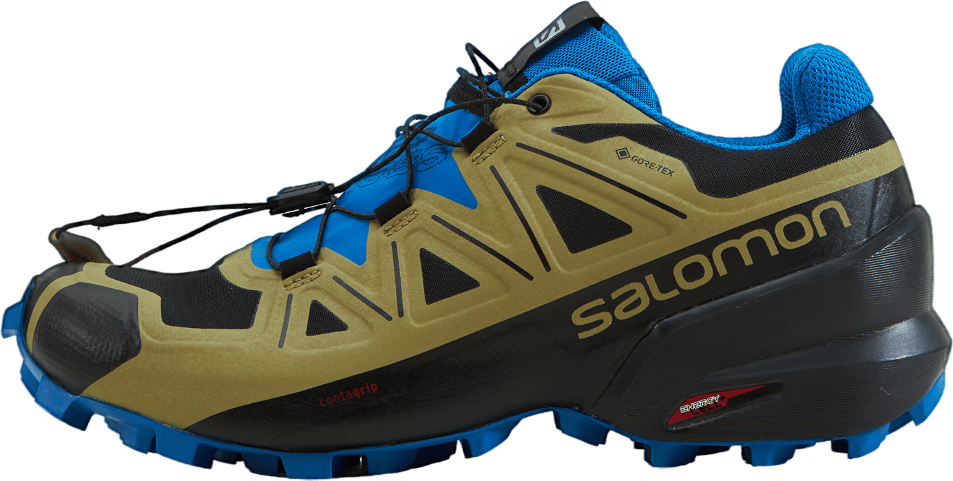 Speedcross 5 Gtx Black/green Moss/skydiver, Male, Topánky, Bežecké topánky, Beží, Viacfarebná, EU 43 1/3