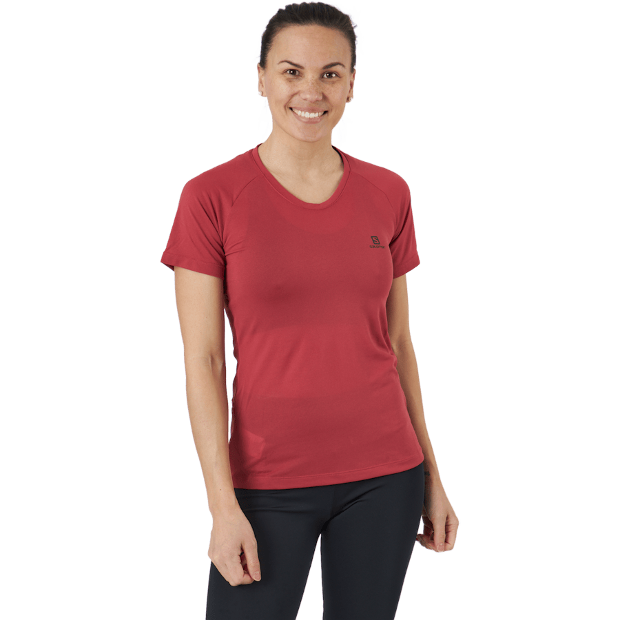 Cross Rebel Ss Tee W Earth Red