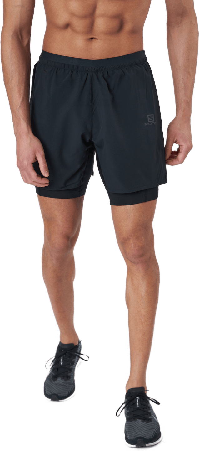 Cross Twinskin Shorts M Black, Male, Vêtements, Shorts, Courses, Noir, S