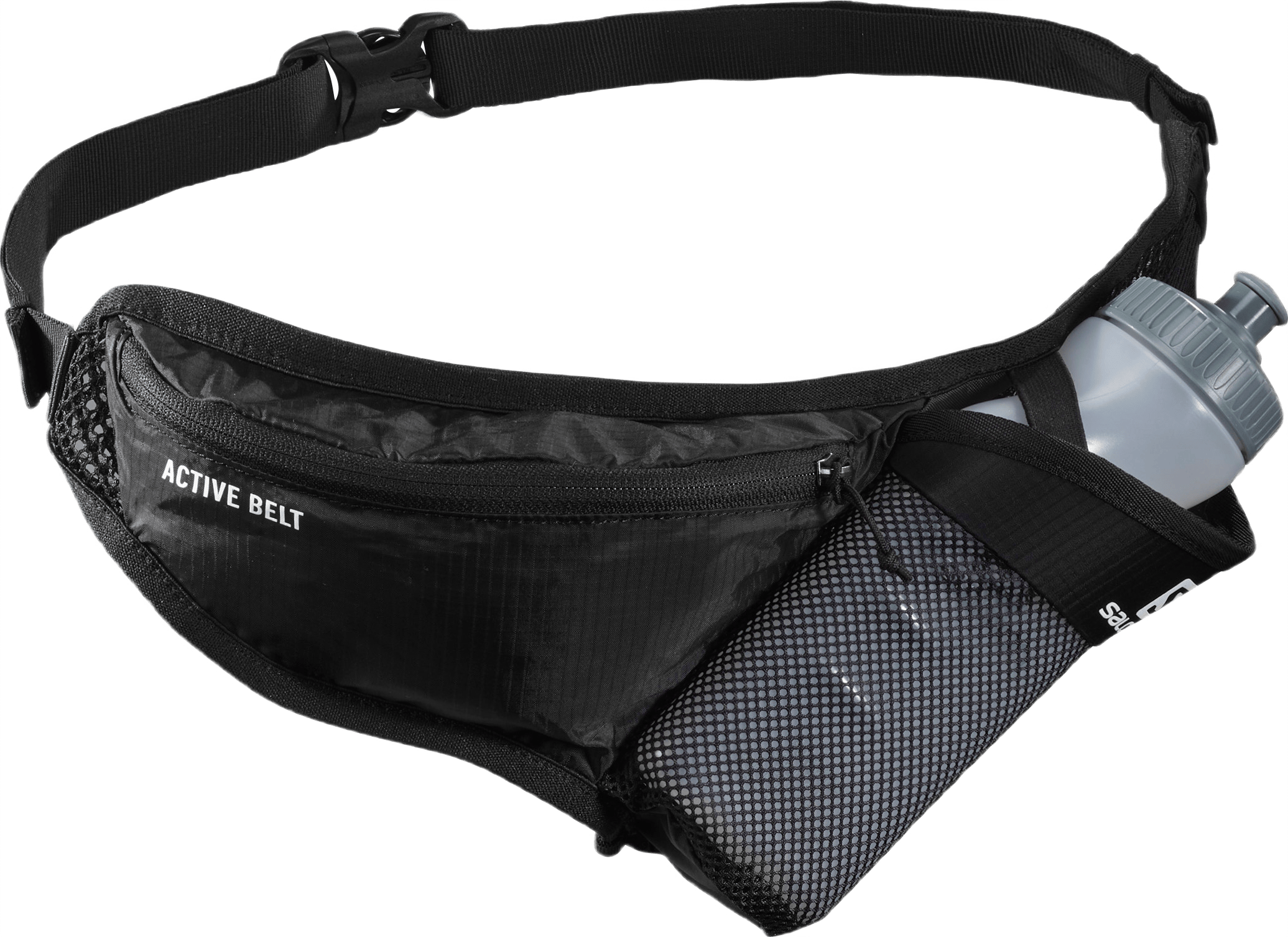Active Belt Black/black, Unisex, Utstyr, vesker og ryggsekker, Løping, Svart, ONESIZE