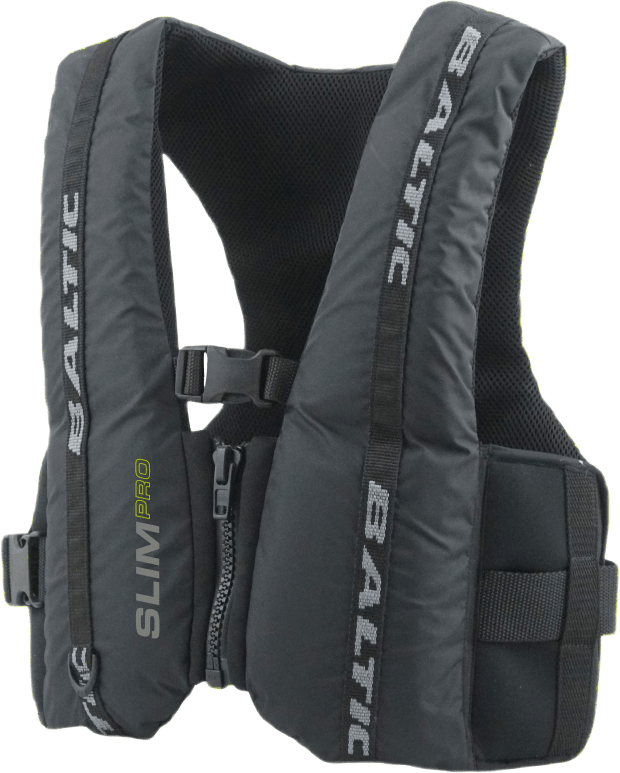 Slim Black, Unisex, Attrezzature, giubbotti di salvataggio, Andare in barca, Nero, 30-50 kg