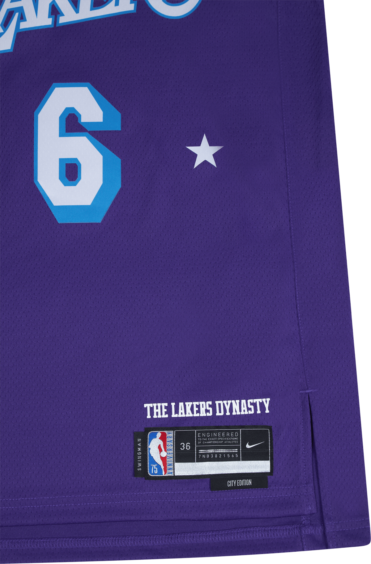 Lakers Swingman Jersey 21 LeBron James - Bild 4