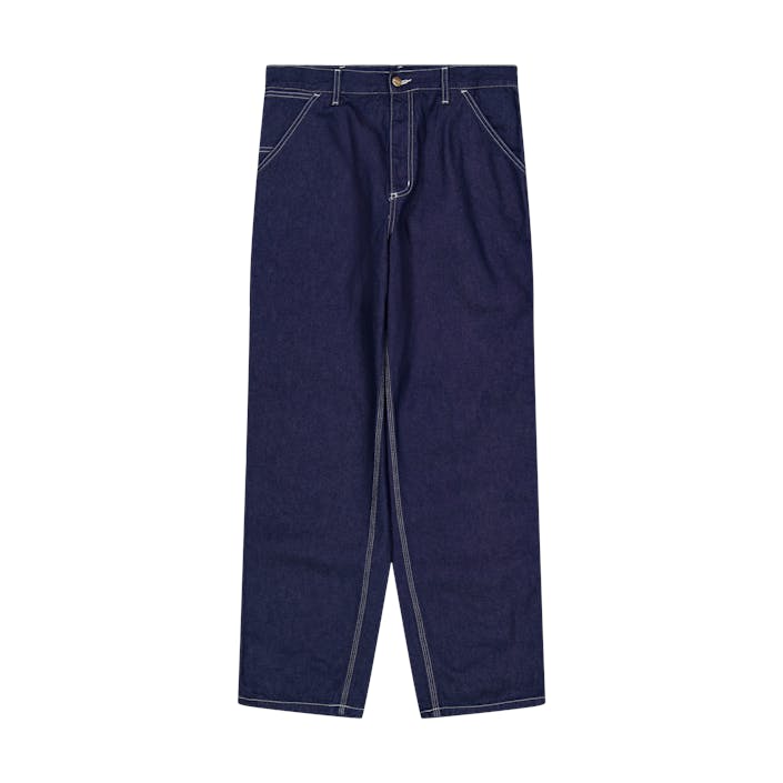Simple Pant, Male, Apparels, Bottoms, Blue, 33/32