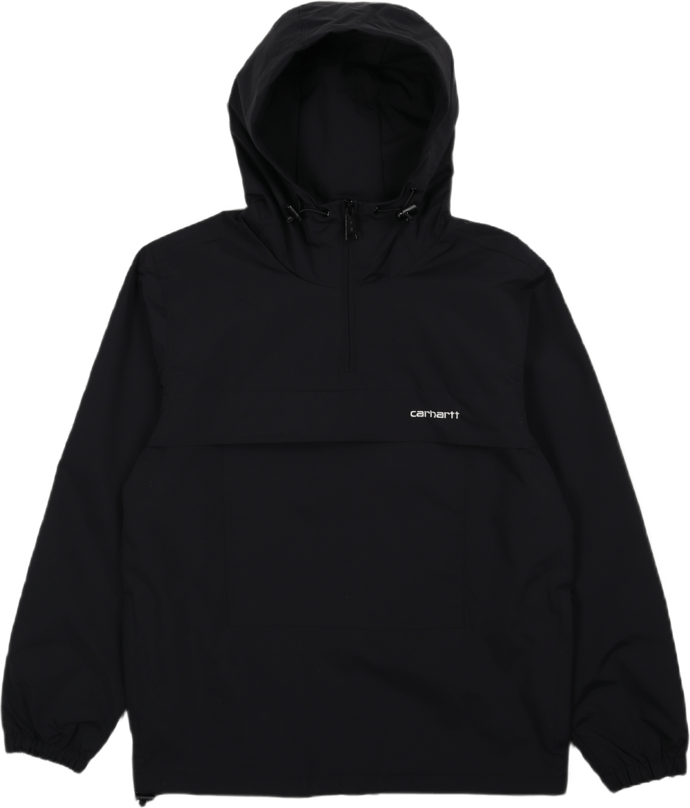 Windbreaker Pullover Black / White, Male, Klær, jakker, Svart, XS