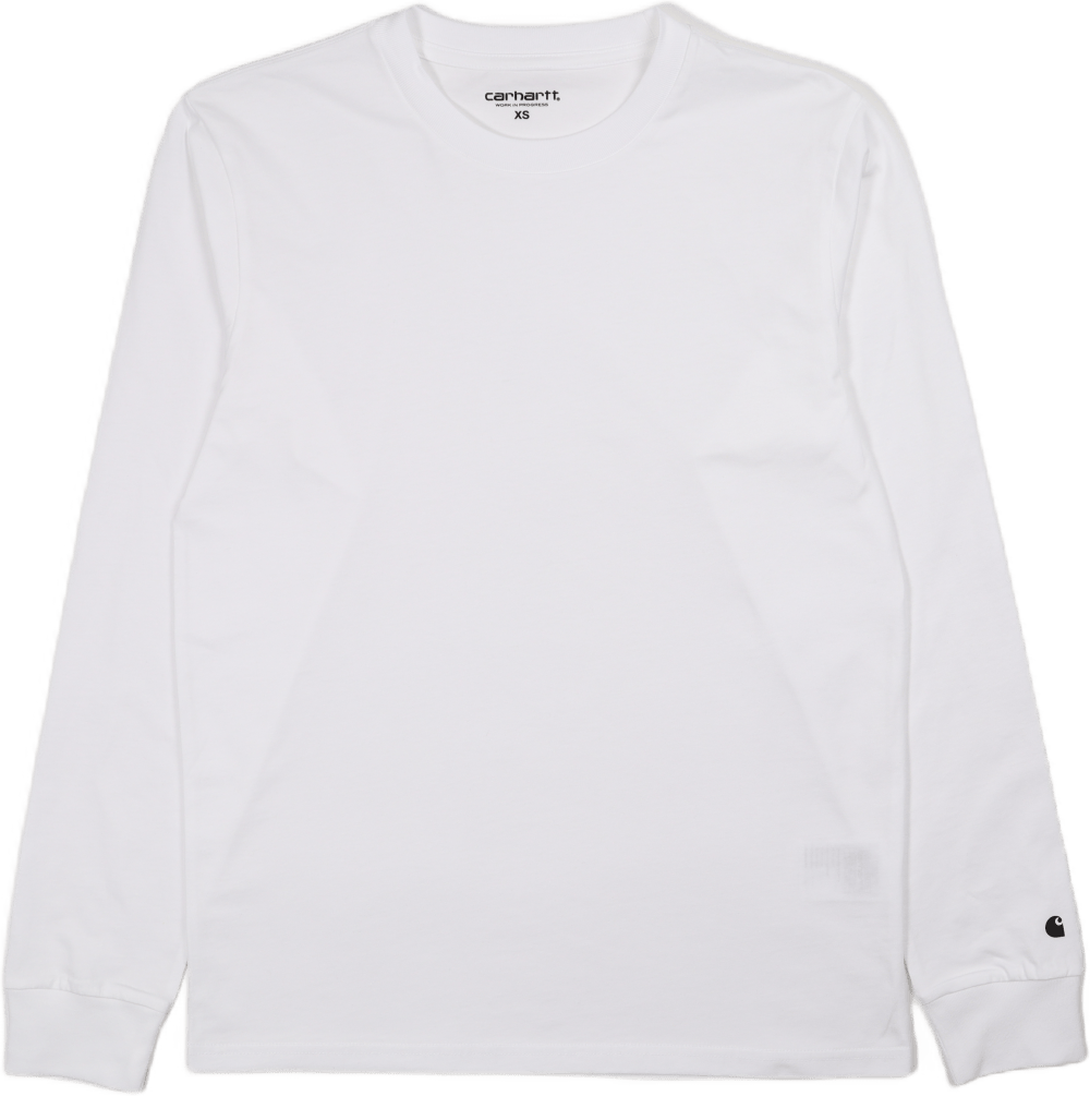 L/s Base T-shirt White / Black