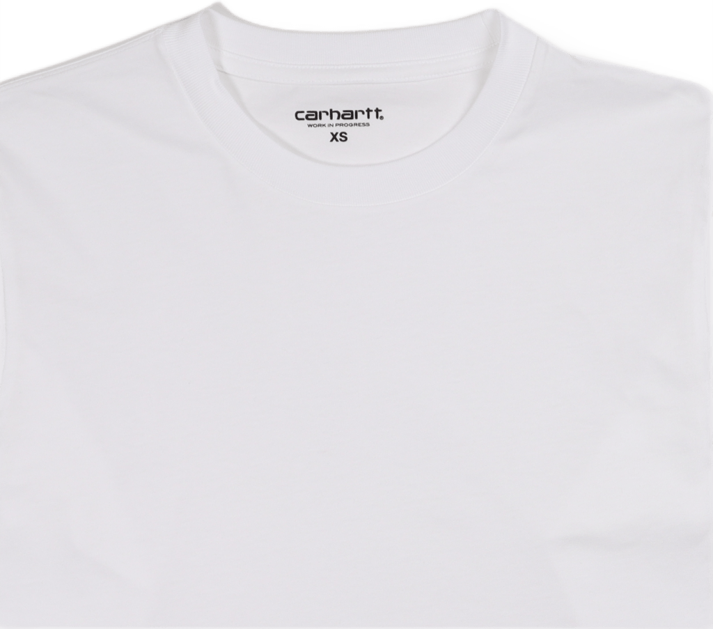 L/s Base T-shirt White / Black - Bild 2