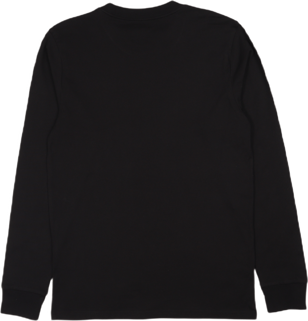 L/s Base T-shirt Black / White - Bild 4