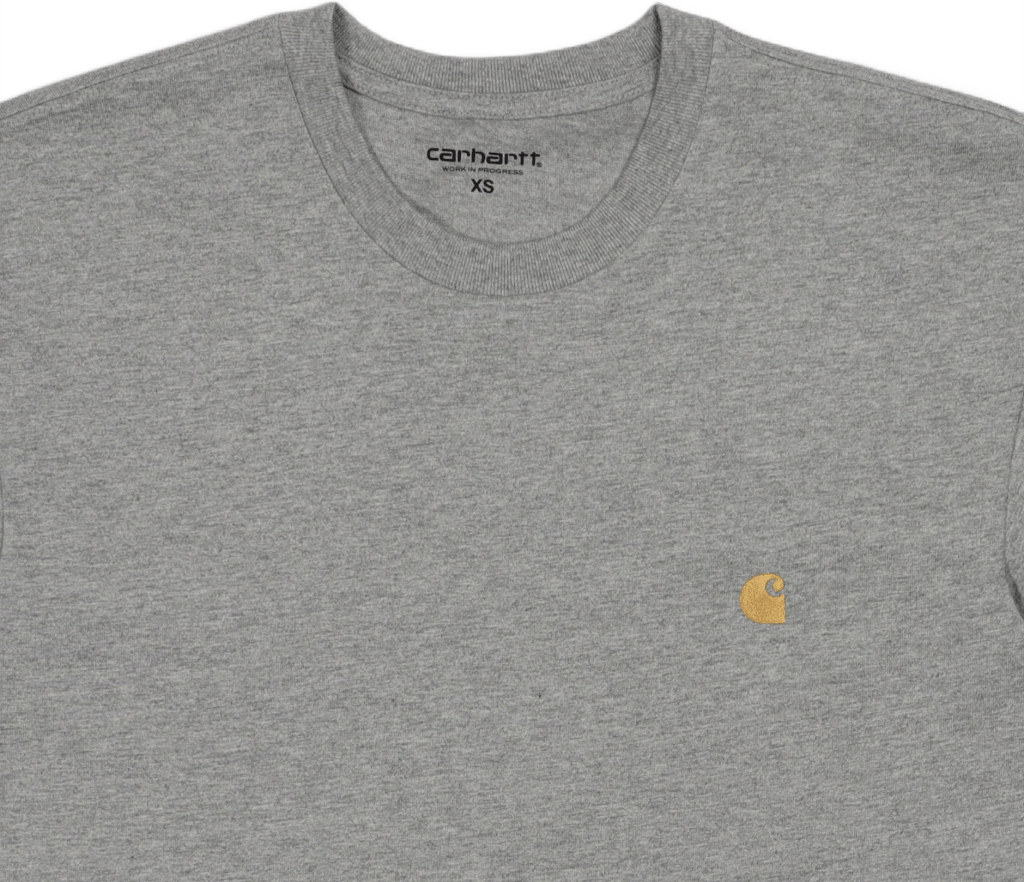 S/s Chase T-shirt Grey Heather / Gold - Bild 2
