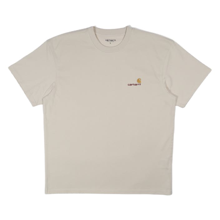 S/s American Script T-shirt Natural, Male, Odevy, Tričko, Béžová, XL