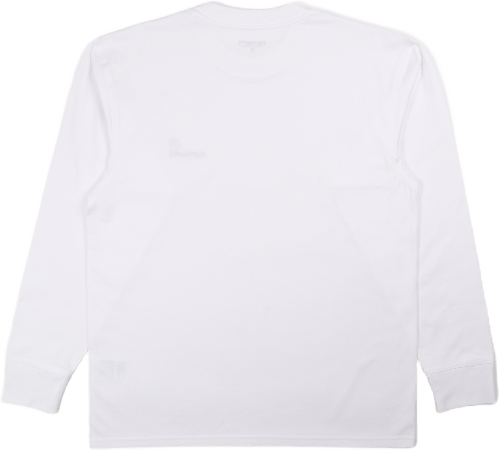 L/s American Script T-shirt White - Bild 3