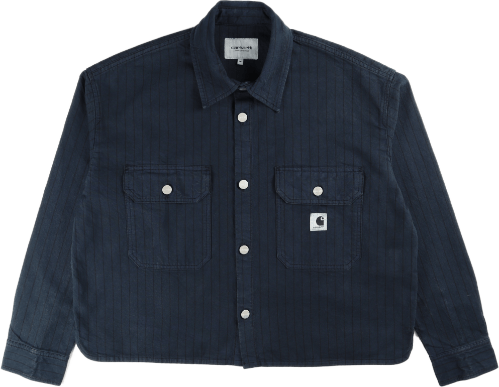 W' L/s Trade Shirt Mizar / Black, Female, Apparels, Tops, Blue, L