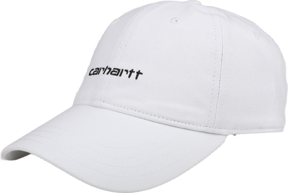 Canvas Script Cap White/black, Male, Kläder, Mössor & Kepsar, Svart/Vit, ONESIZE