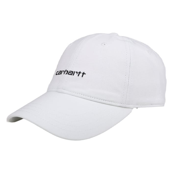 Canvas Script Cap White/black, Male, Kläder, Mössor & Kepsar, Svart/Vit, ONESIZE