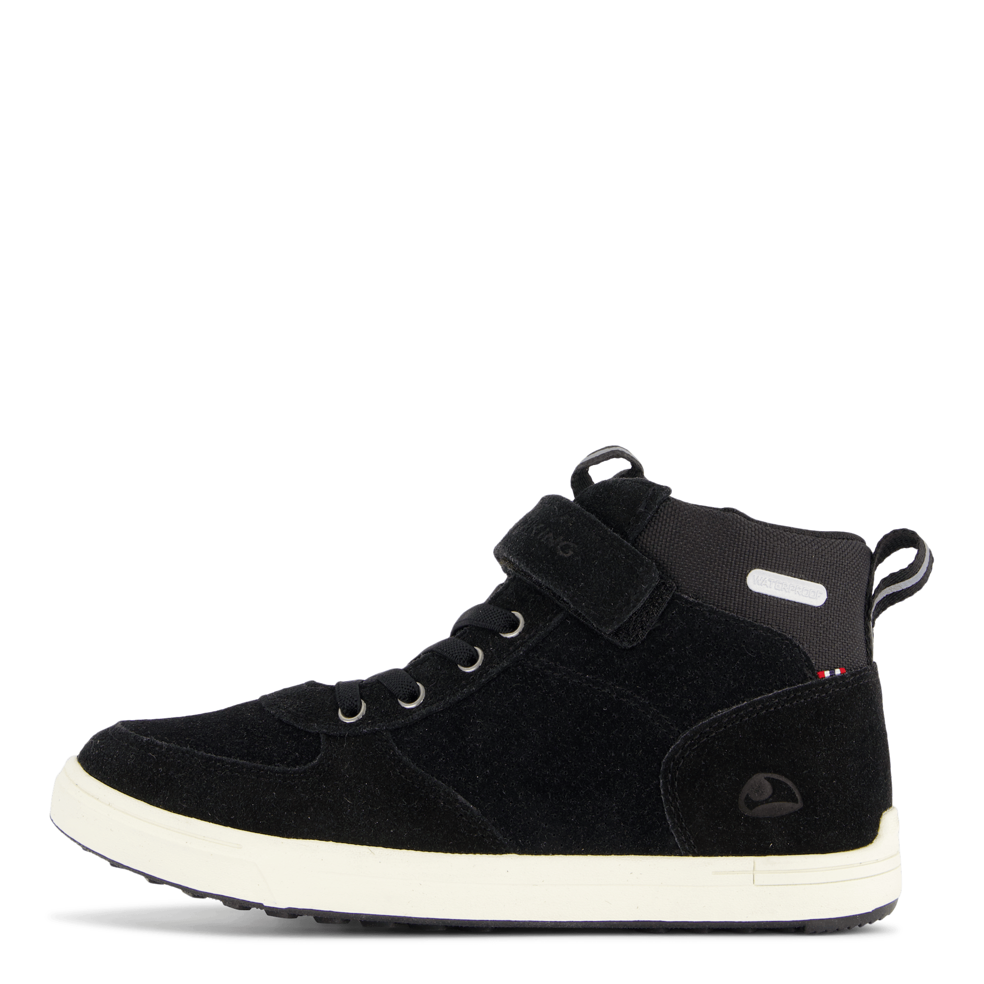 Samuel Mid WP Jr Black, Unisex, Shoes, Trainers, high-top sneakers, Black, EU 41