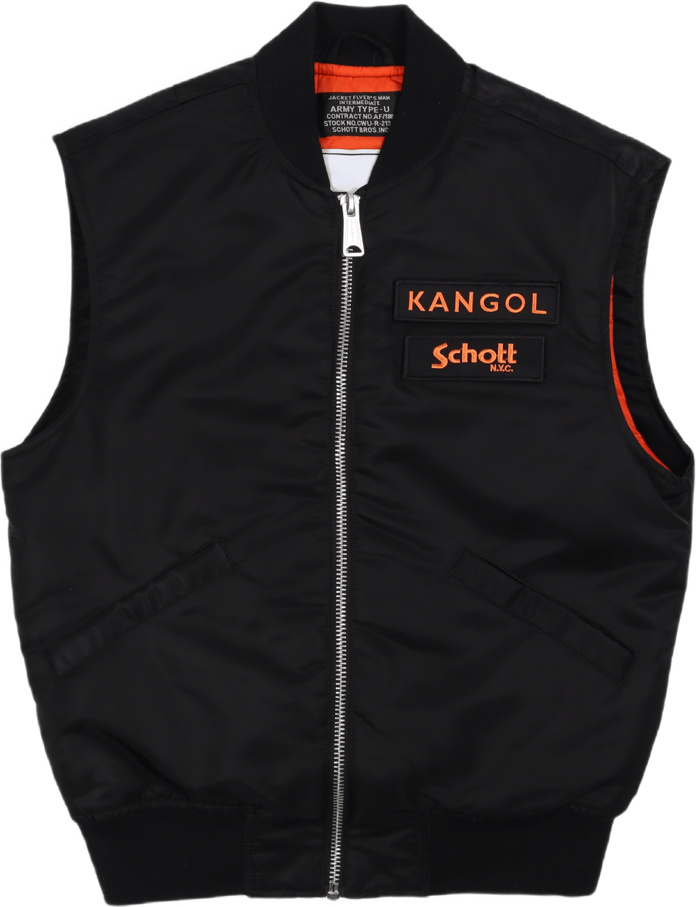 Ma-v Kangol X Schott Black