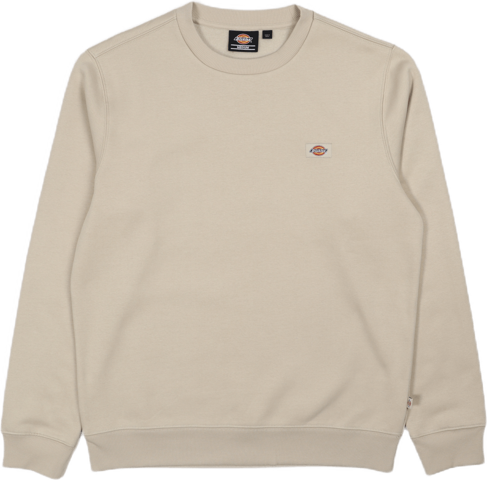 Oakport Sweatshirt Cement, Male, Tøj, hættetrøjer og sweatshirts, Beige, M