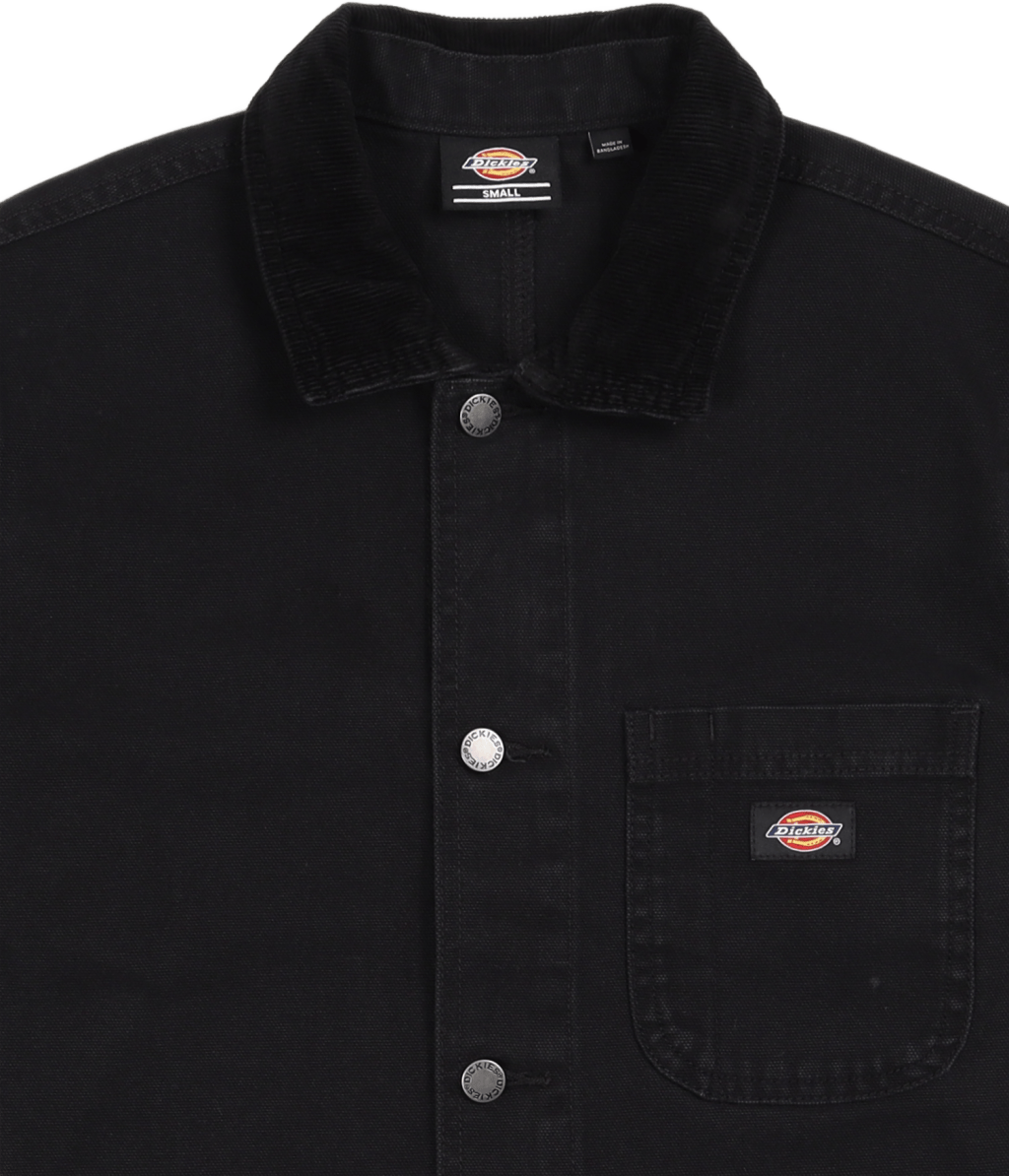 Duck Lined Chore Jacket Stone Washed Black - Bild 2