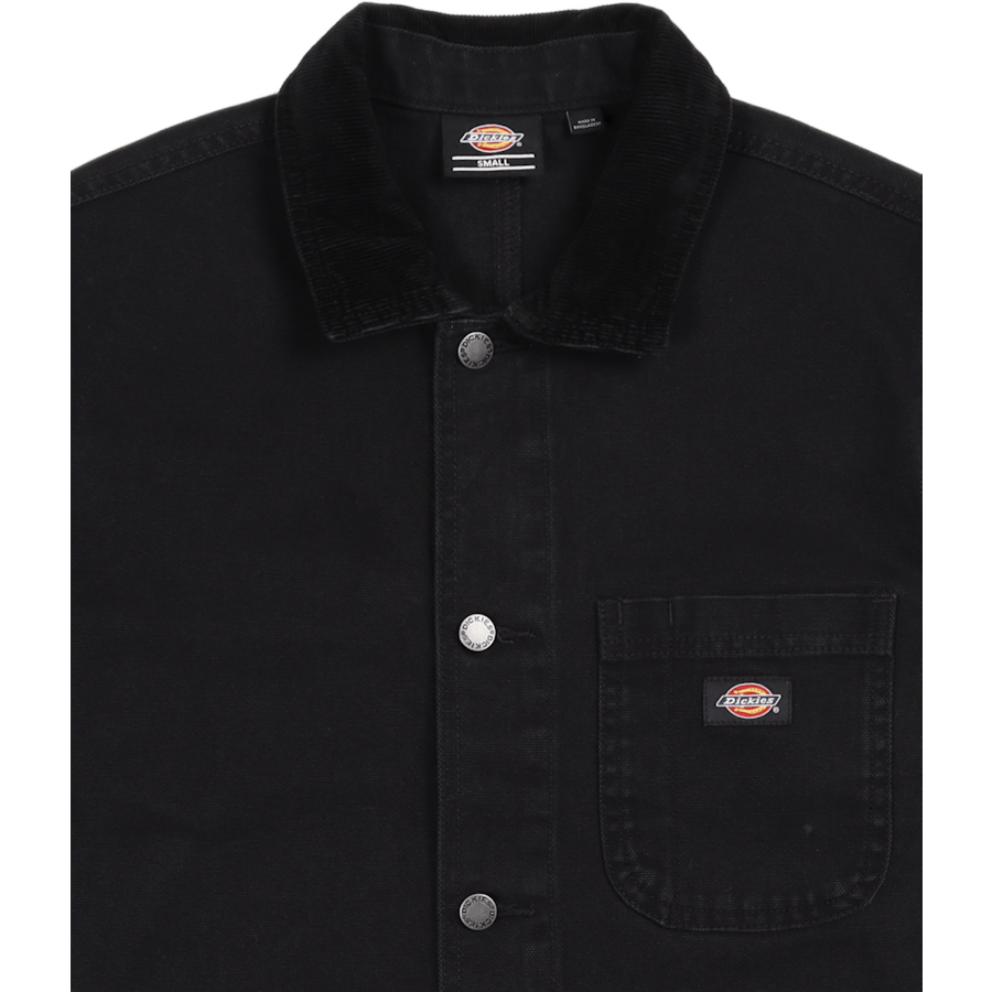 Duck Lined Chore Jacket Stone Washed Black - Bild 2