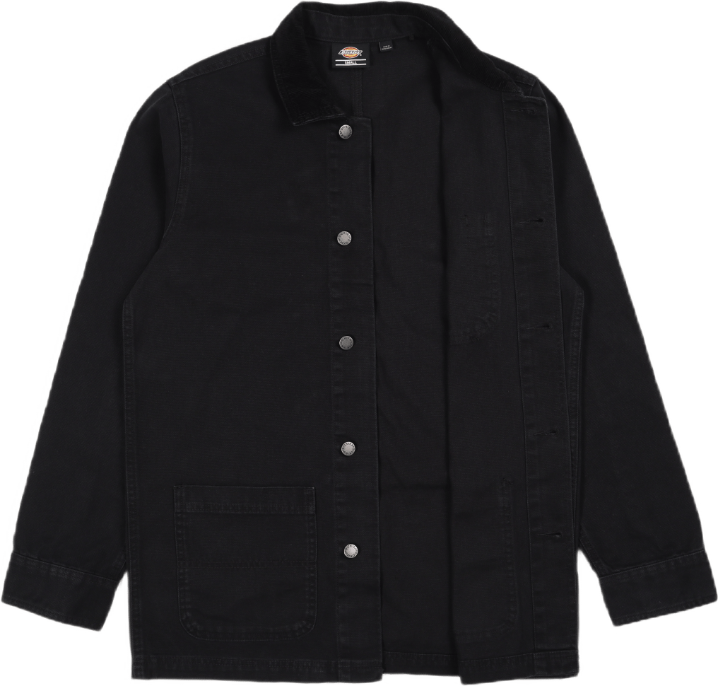 Duck Lined Chore Jacket Stone Washed Black - Bild 4