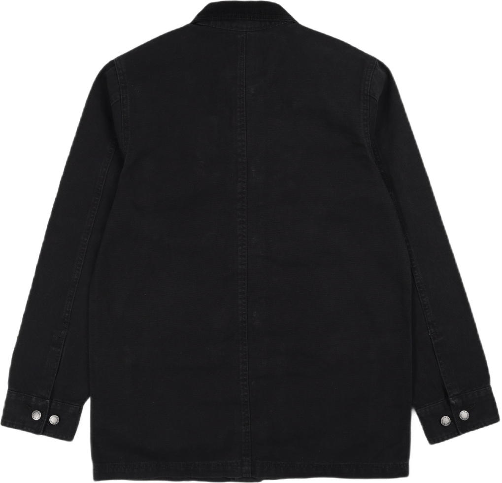 Duck Lined Chore Jacket Stone Washed Black - Bild 5