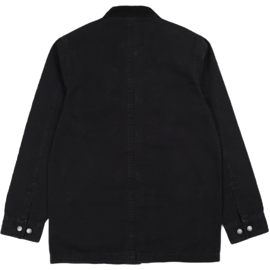 Duck Lined Chore Jacket Stone Washed Black - Bild 5