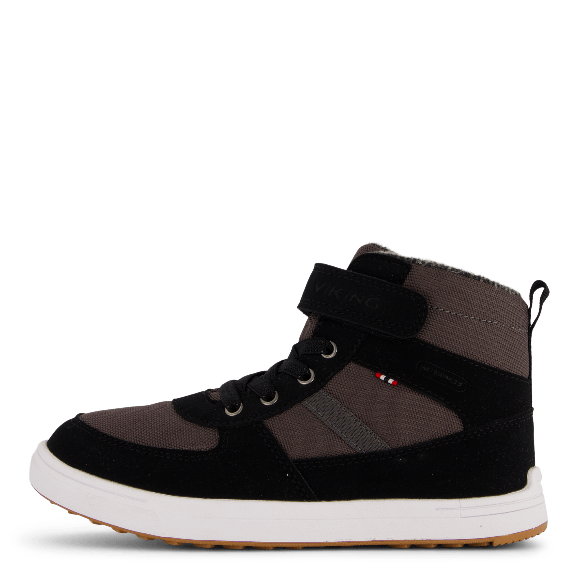Lucas Mid WP Warm Jr Black/Charcoal, Unisex, Shoes, Trainers, high-top sneakers, Black, EU 34