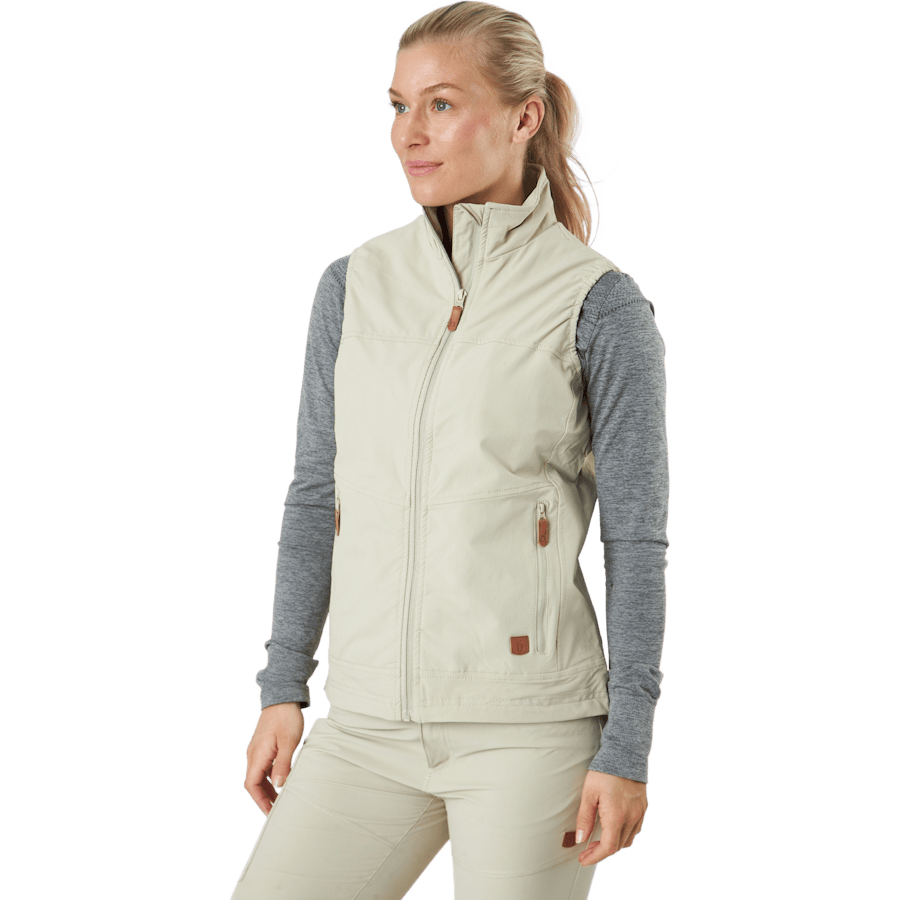 Himalaya Vest Wmn Khaki