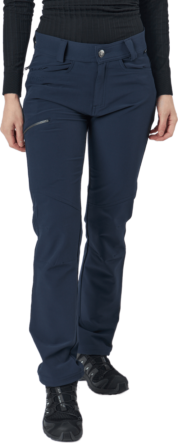 Moss Pants Wmn Navy, Female, Klær, Bukser, Blå, 36