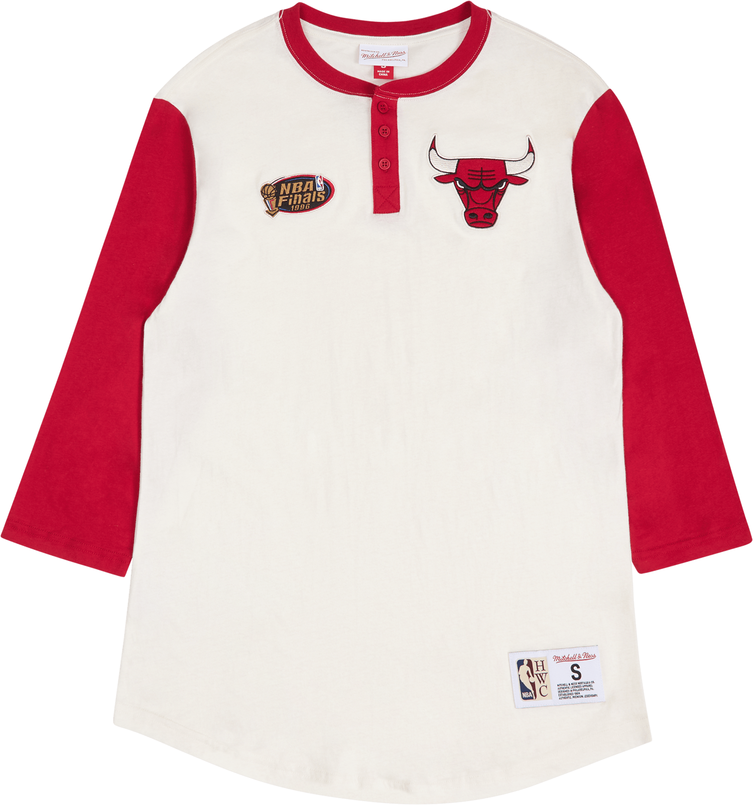 Bulls Icon Henley Cream