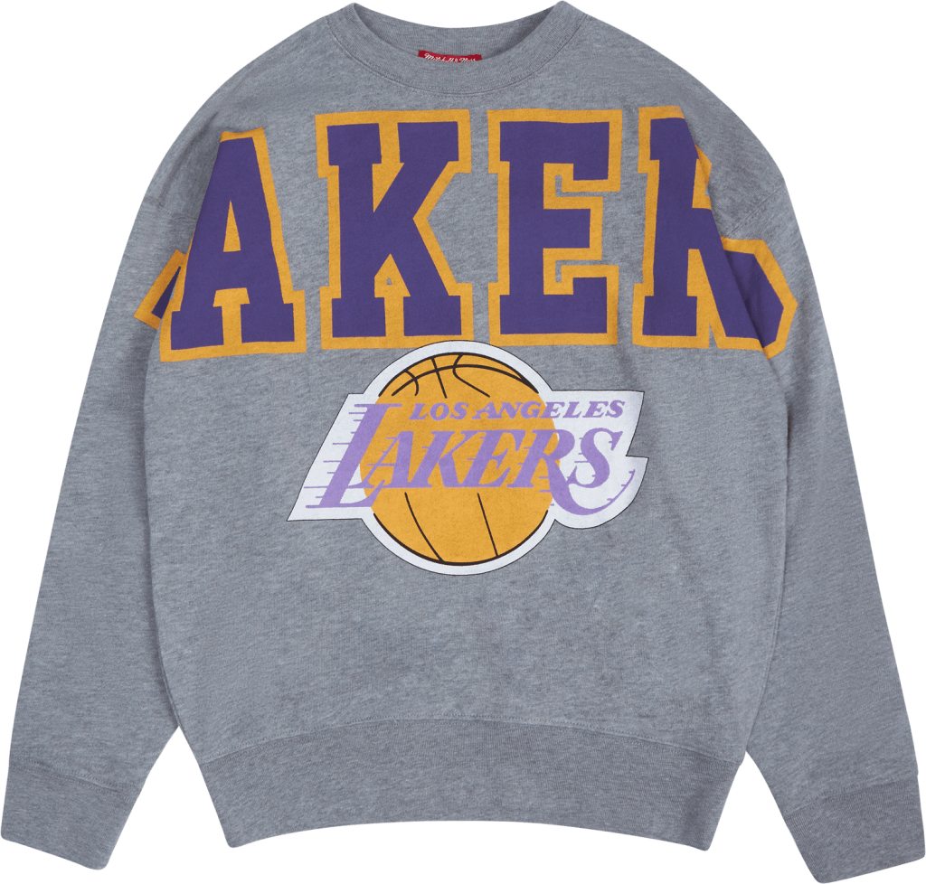 Women's Lakers Logo Fleece, Female, Vêtements, sweats à capuche et pulls molletonnés, Gris, XS